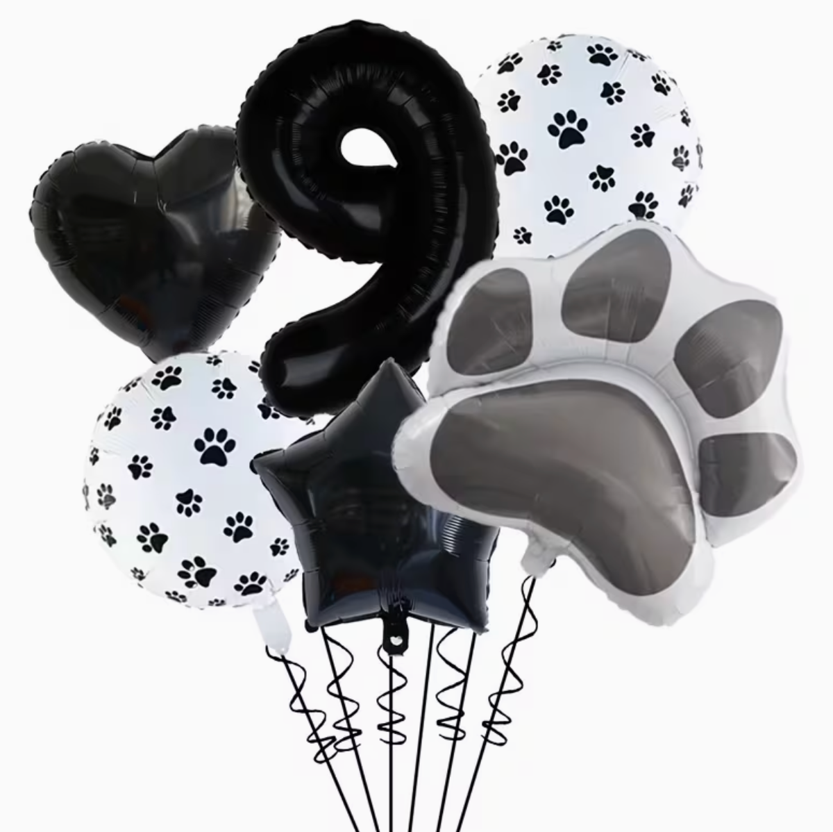 The PartyPack — Pet Birthday Foil Balloon Set