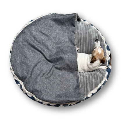 Burra Poof — Hooded Burrowing Dog Bed