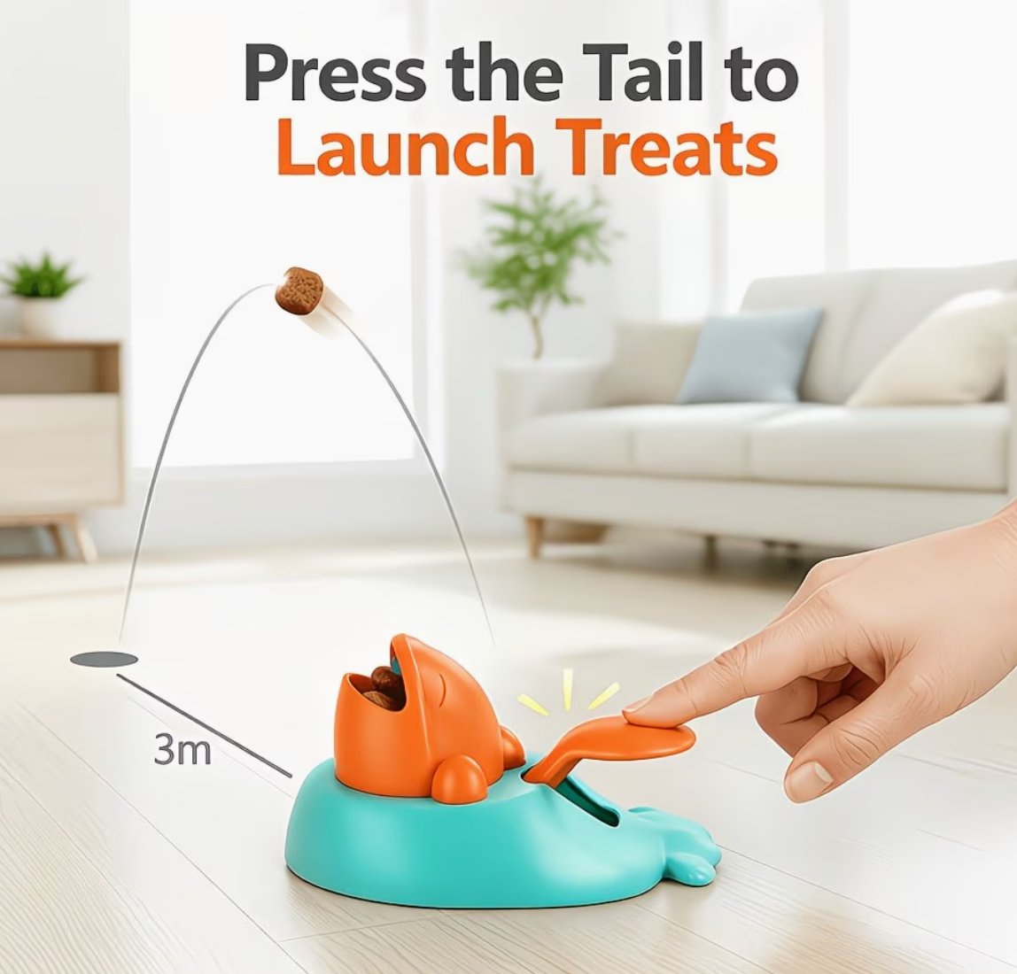 The TreatQuest — Interactive Food Dispensing Dog Toy