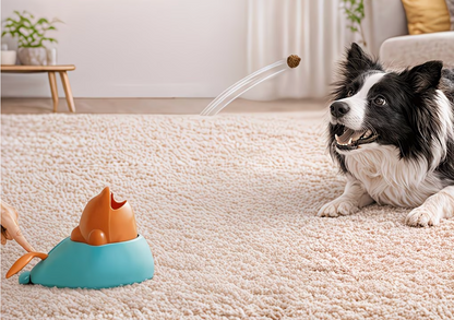 The TreatQuest — Interactive Food Dispensing Dog Toy