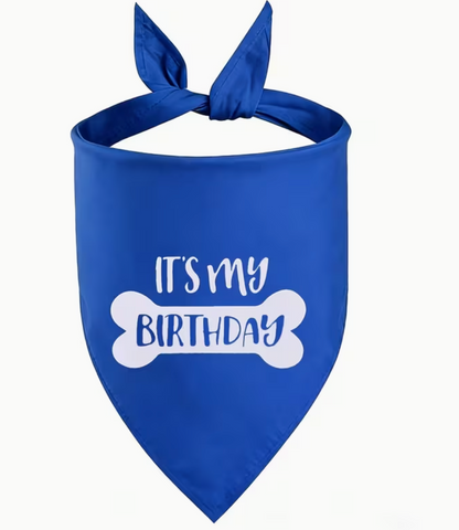 The BirthdayBandana — Pet Birthday Party Bandana