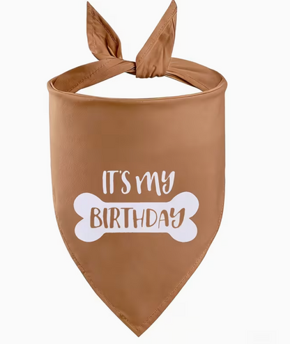The BirthdayBandana — Pet Birthday Party Bandana