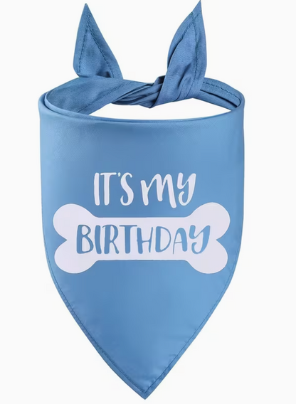 The BirthdayBandana — Pet Birthday Party Bandana
