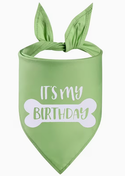 The BirthdayBandana — Pet Birthday Party Bandana