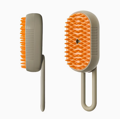 The SteamSidekick — 3-in-1 Electric Pet Grooming Brush