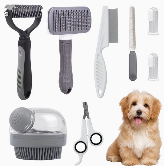 The GroomSquad — 8-Piece Complete Dog Grooming Kit