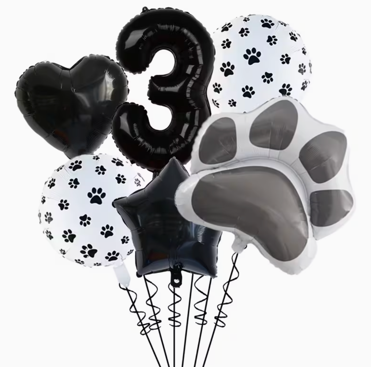The PartyPack — Pet Birthday Foil Balloon Set