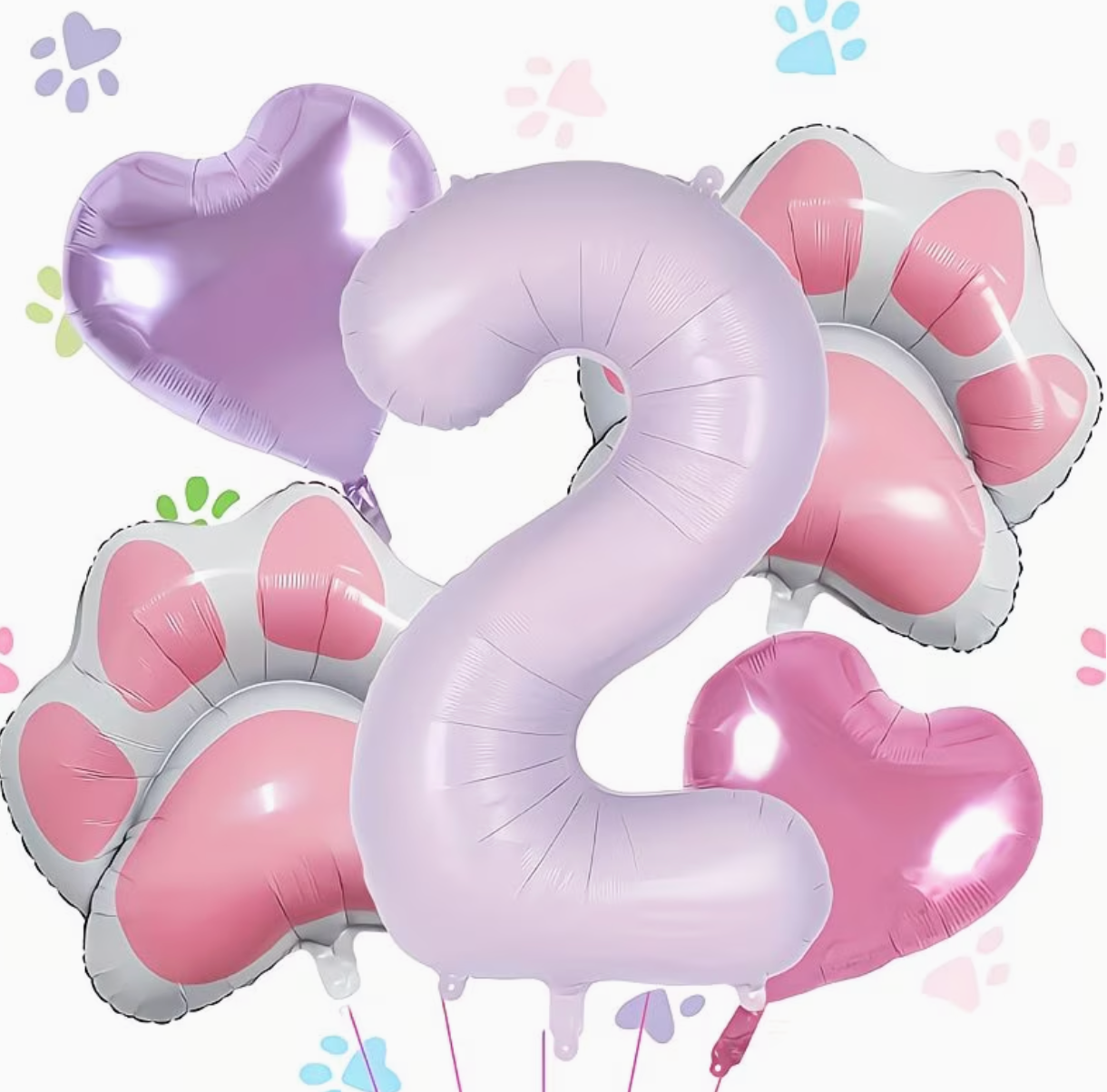 The CelebKit — Dog Birthday Number Balloon Set