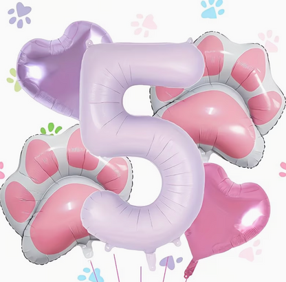 The CelebKit — Dog Birthday Number Balloon Set