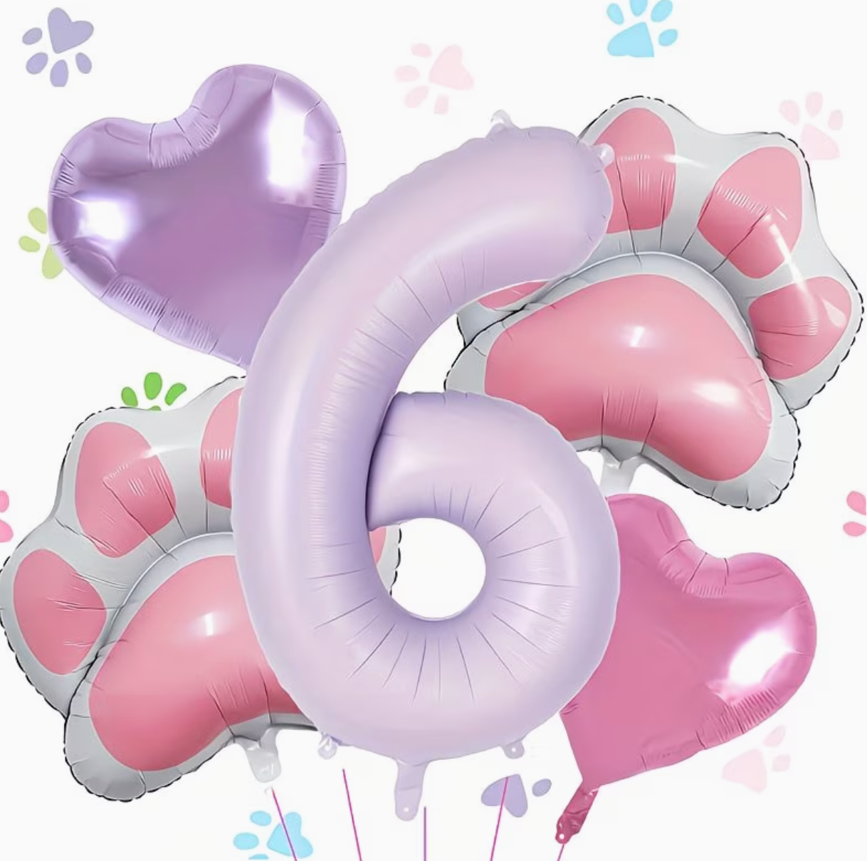 The CelebKit — Dog Birthday Number Balloon Set
