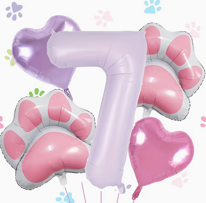 The CelebKit — Dog Birthday Number Balloon Set