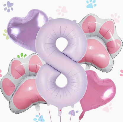 The CelebKit — Dog Birthday Number Balloon Set