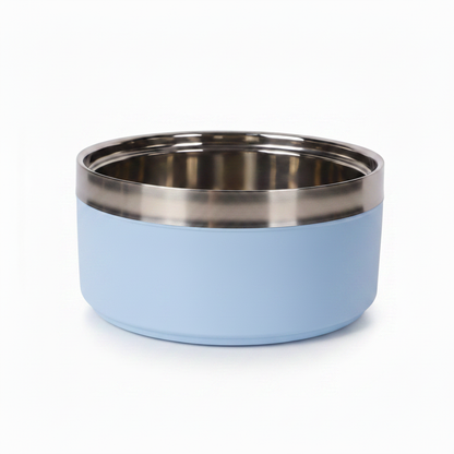 Blue Steel Pet Bowl — Sharp v2